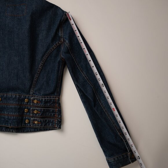 Jean Paul Gaultier Corset Waist Denim Jacket IT 42 - Picture 10 of 16